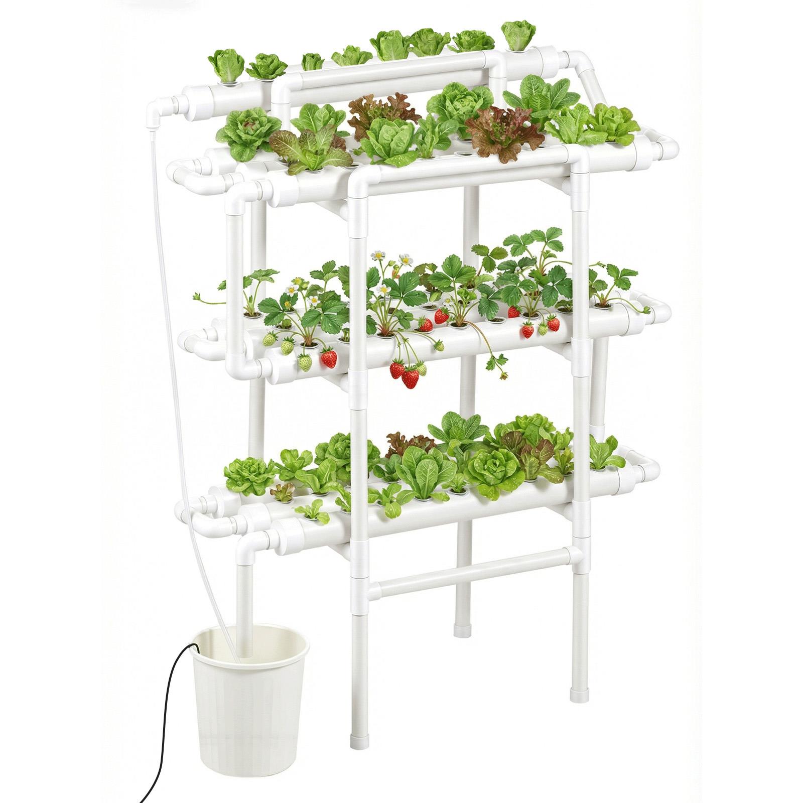 Hydroponic Kit - 3 Tier 90 Sites Hydroponic Growing