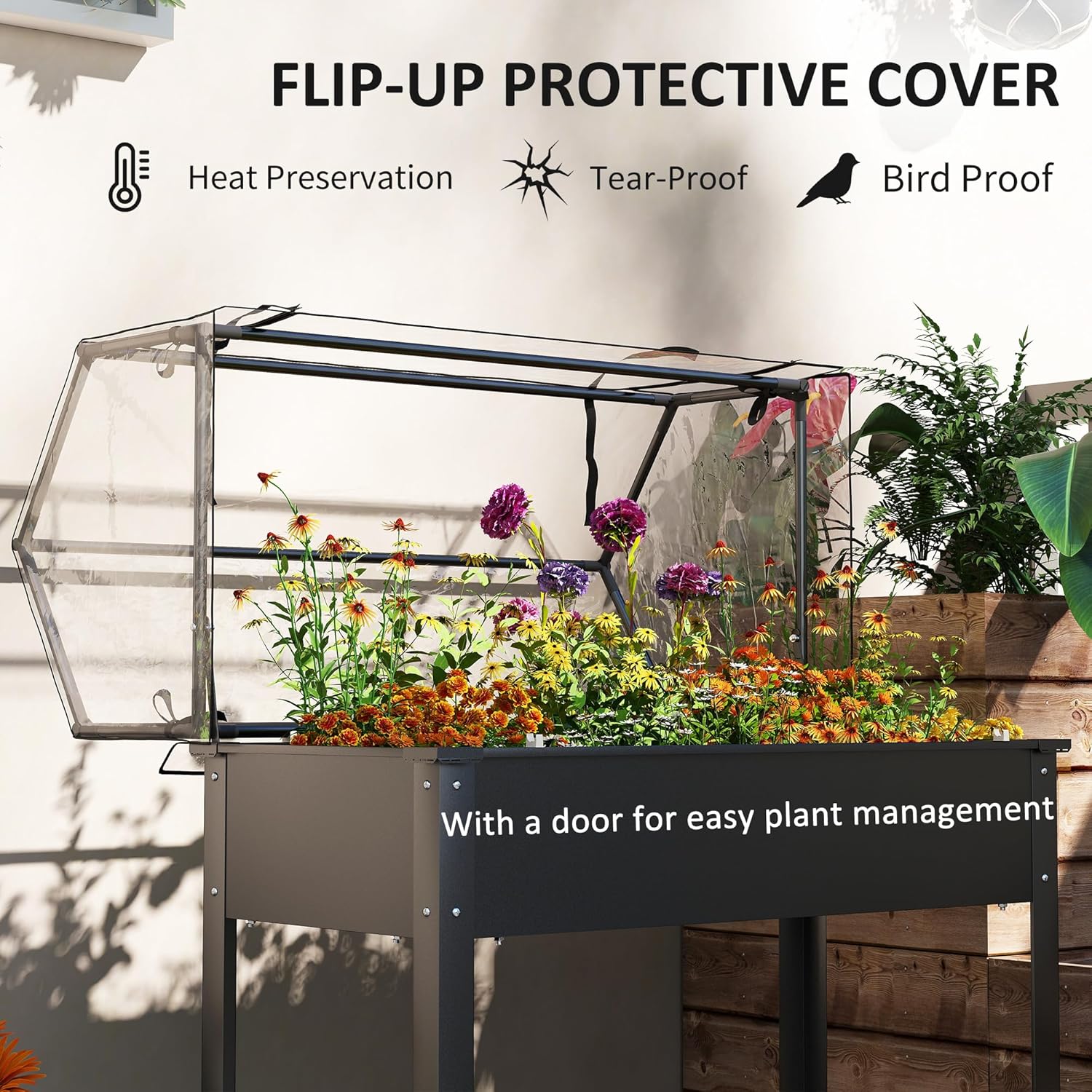 Outdoor Use - Black Raised Gar - Raised Garden Bed ulasan dan harga