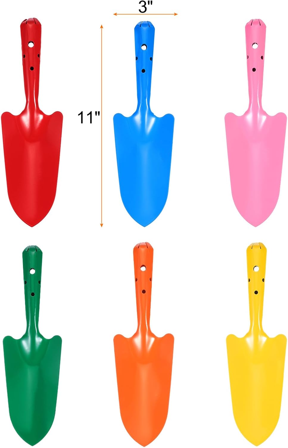 36pcs Mini Colorful Metal Hand - Trowel Garden Tools ulasan dan harga