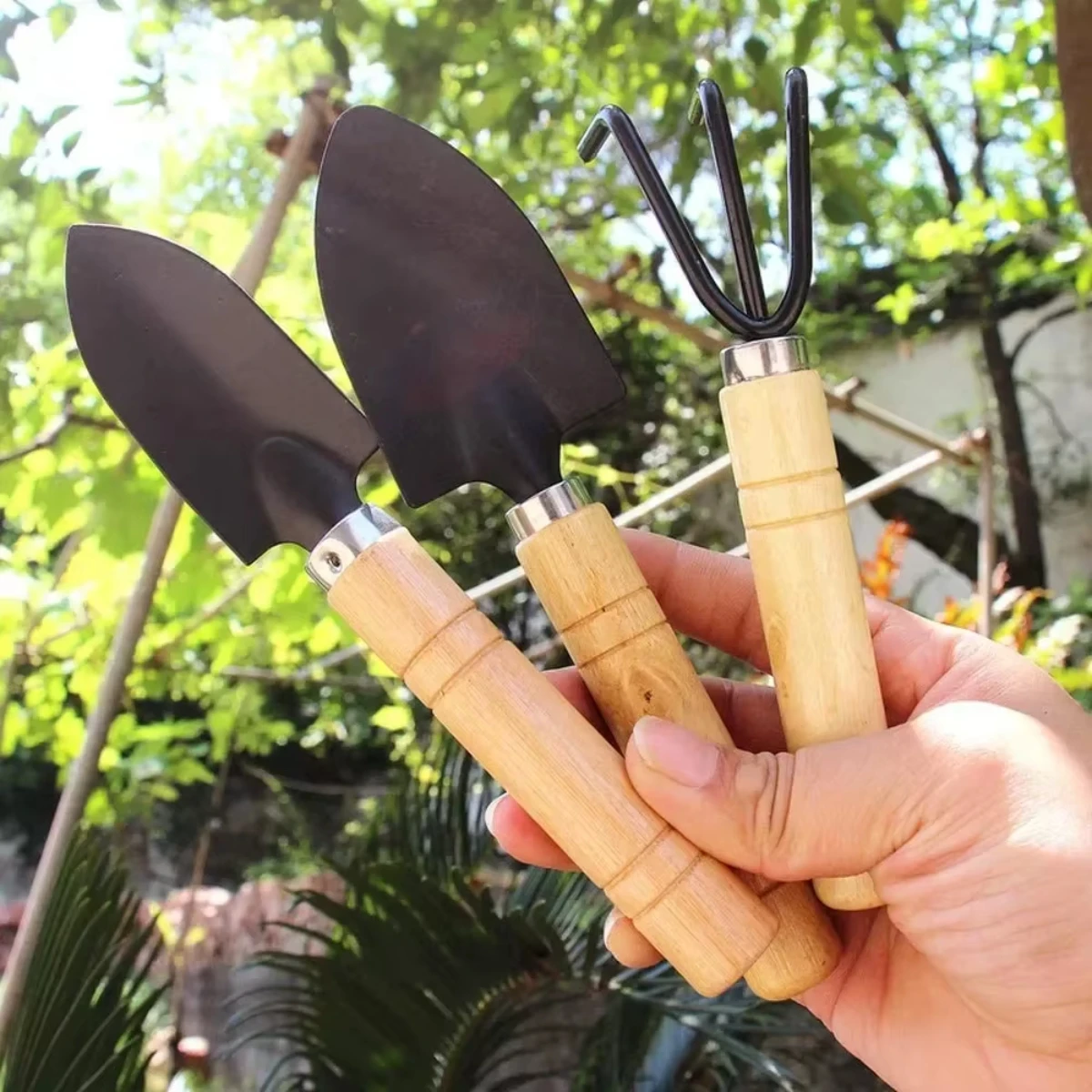 3Pcs/Set Mini Garden Tool Set  - Indoor Herb Garden ulasan dan harga