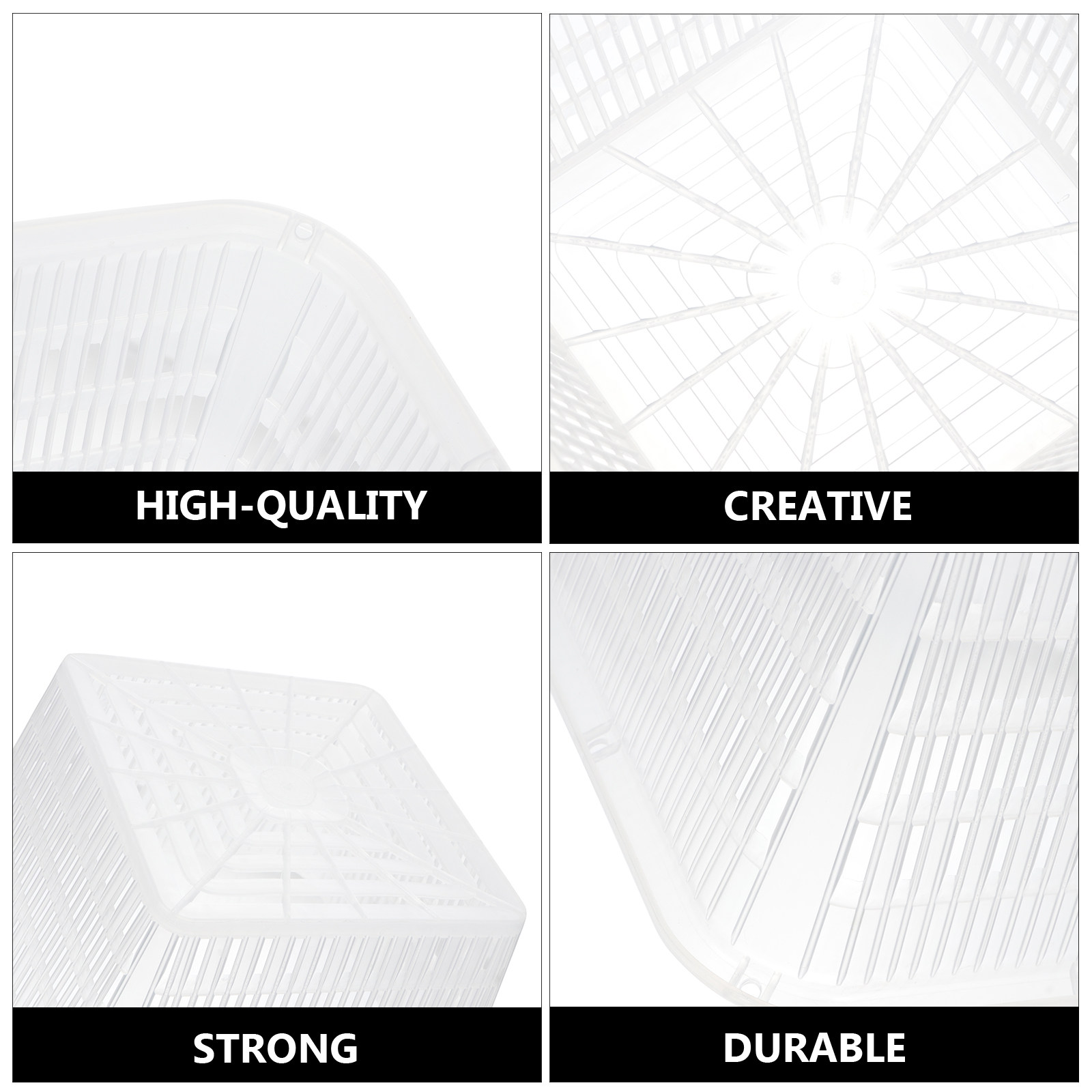 6pcs Square Mesh Hydroponic Ne - Plant Pot ulasan dan harga