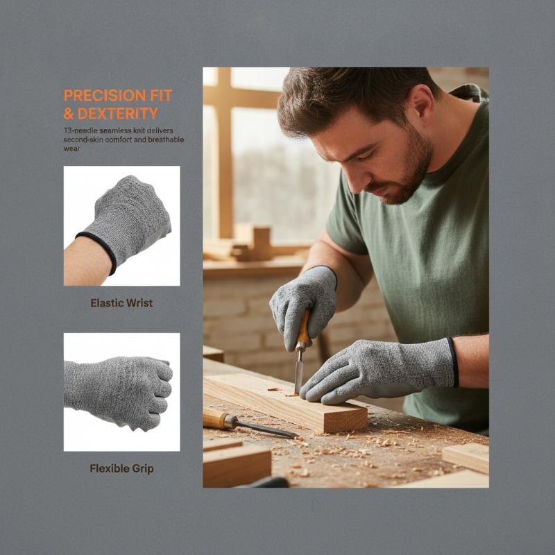 1 Pair High Strength Anti Cut  - Garden Gloves ulasan dan harga
