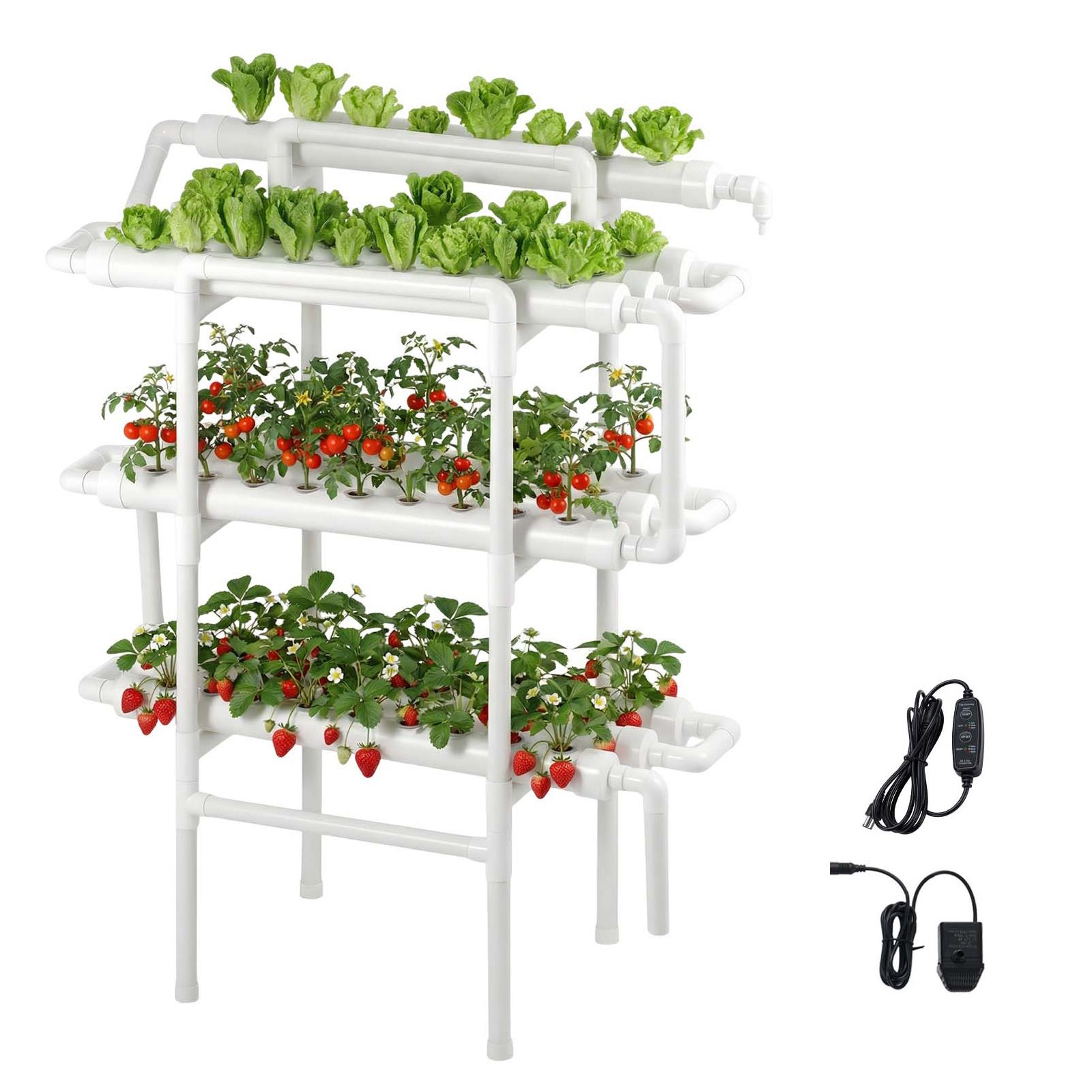 3 Tier 90 Sites Hydroponic Gro - Hydroponic Kit ulasan dan harga