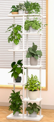Multi‑Tier Metal Wood Plant St - Plant Pot ulasan dan harga