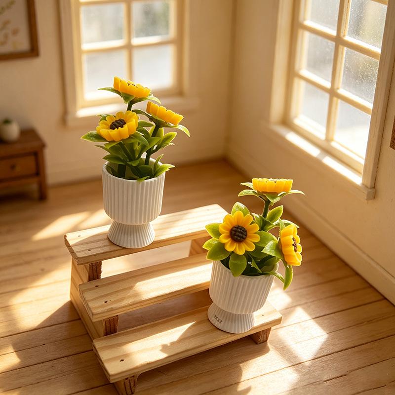 {#} Miniature Sunflower Potted - Plant Pot ulasan dan harga