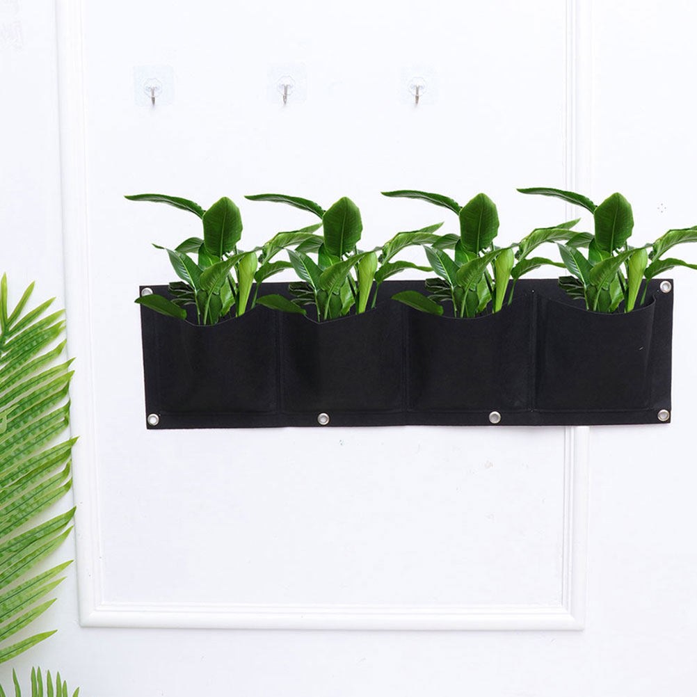 2Pcs Wall Hanging Plant Bag Fe - Grow Bag ulasan dan harga