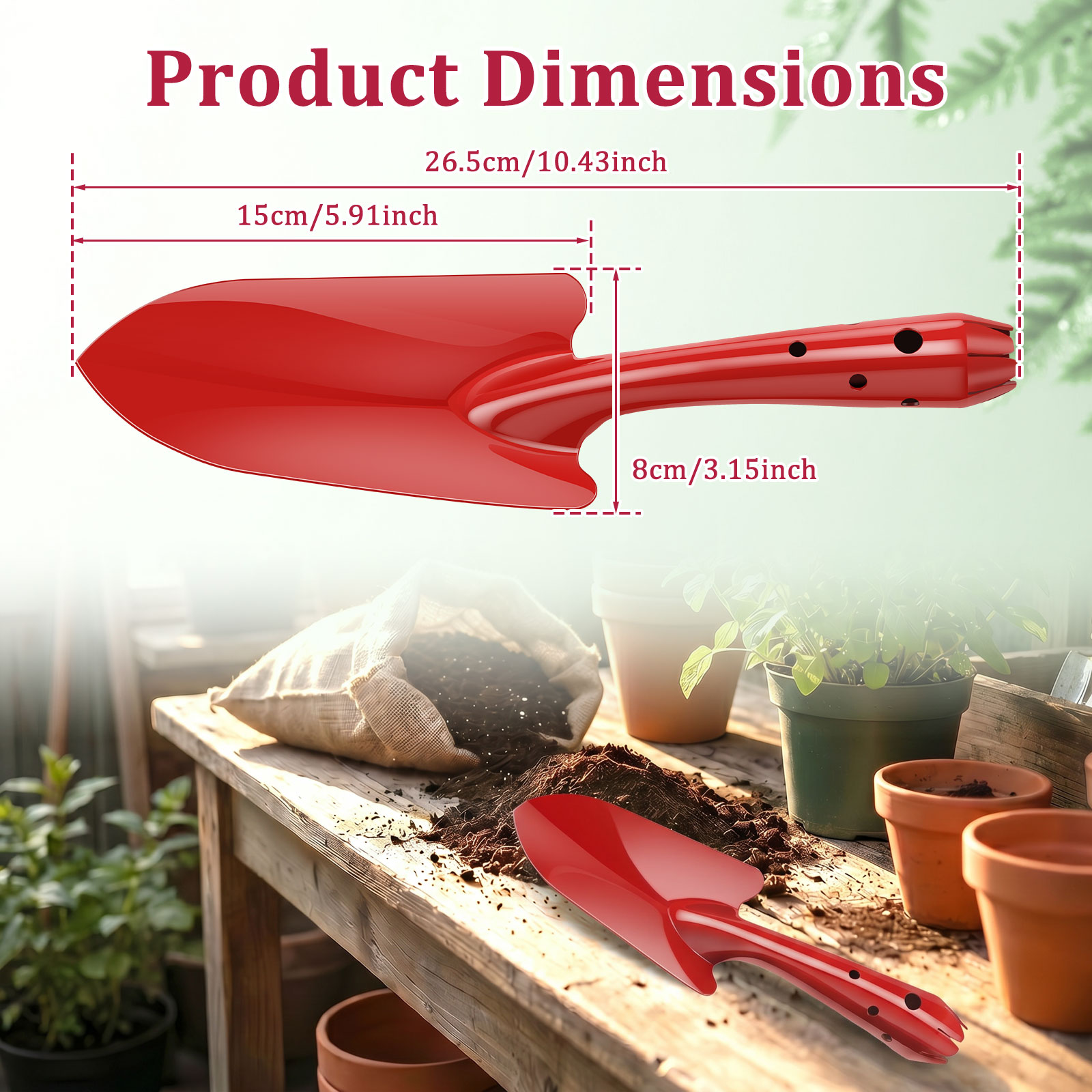 Garden Trowel Rust Resistant M - Trowel Garden Tools ulasan dan harga
