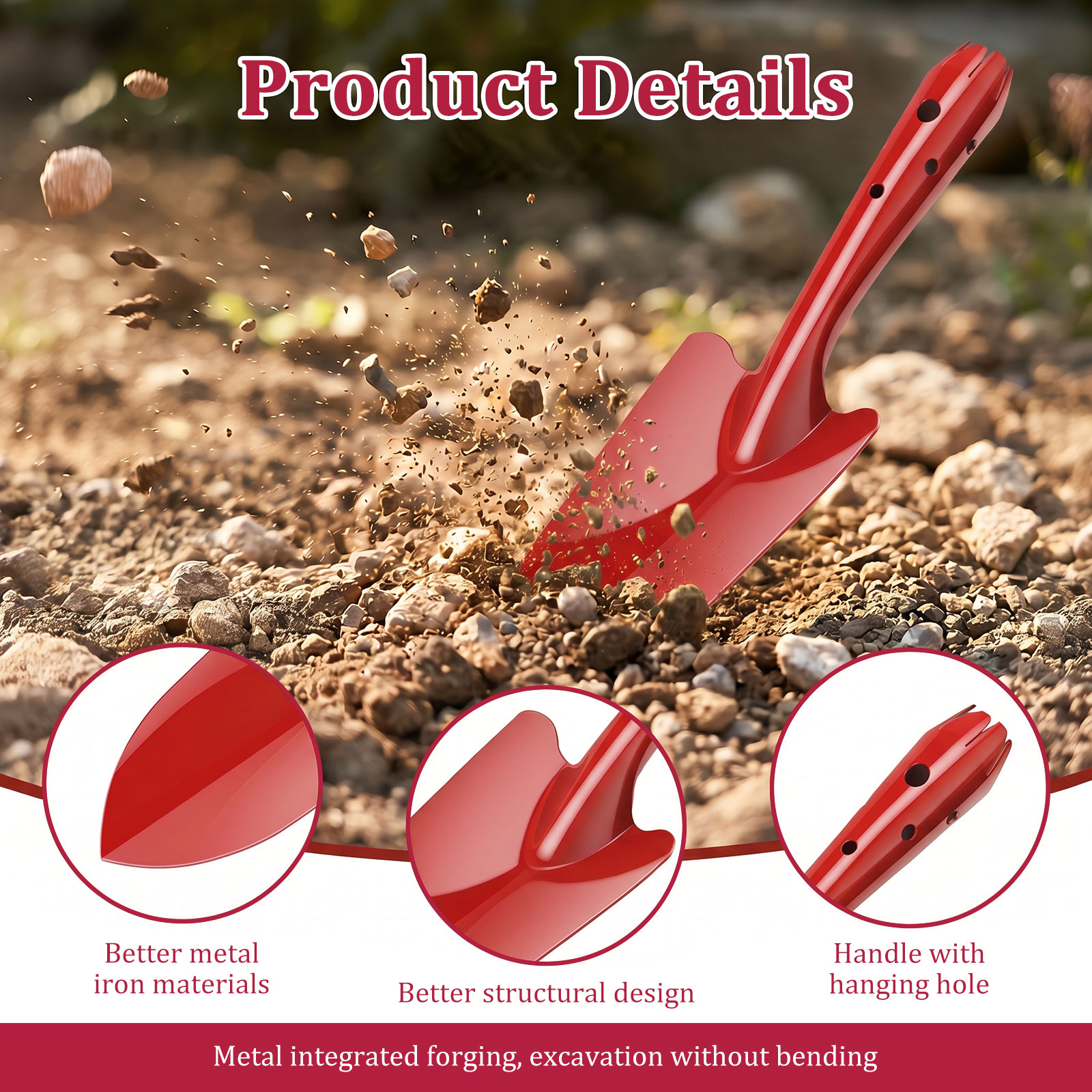 Garden Trowel Rust Resistant M - Trowel Garden Tools ulasan dan harga