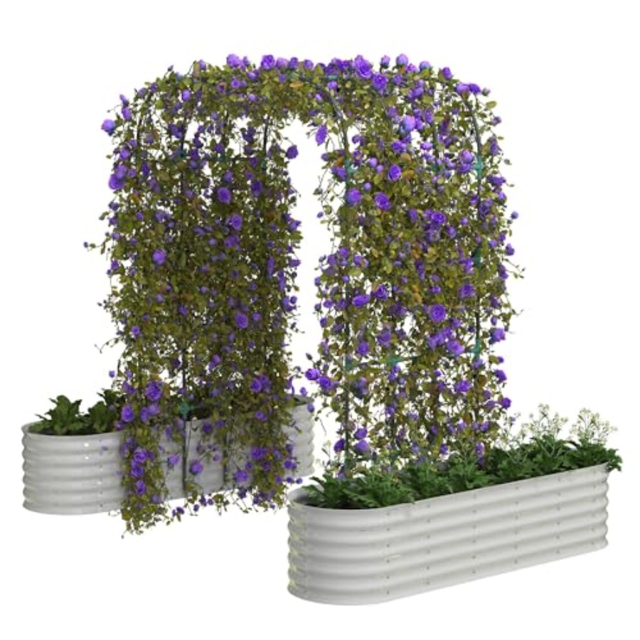 96 Tall Galvanized Raised Gard - Vertical Planter ulasan dan harga