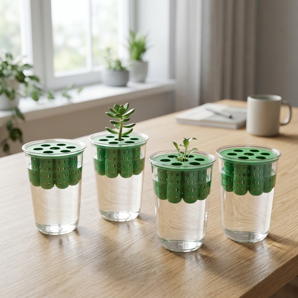 4pcs Green Onion Regrower Spro - Hydroponic Kit ulasan dan harga