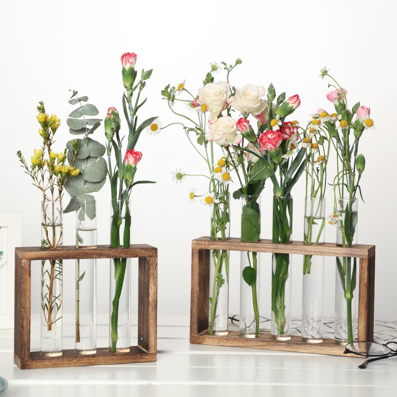 5-Tube Glass Hydroponic Plante - Self Watering Planter ulasan dan harga