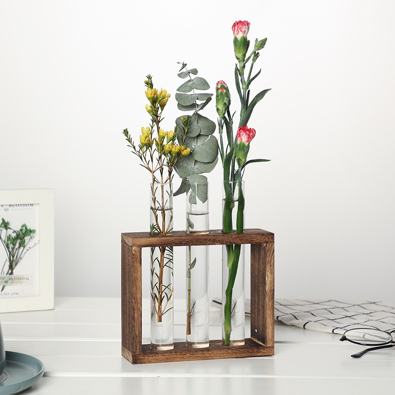 5-Tube Glass Hydroponic Plante - Self Watering Planter ulasan dan harga