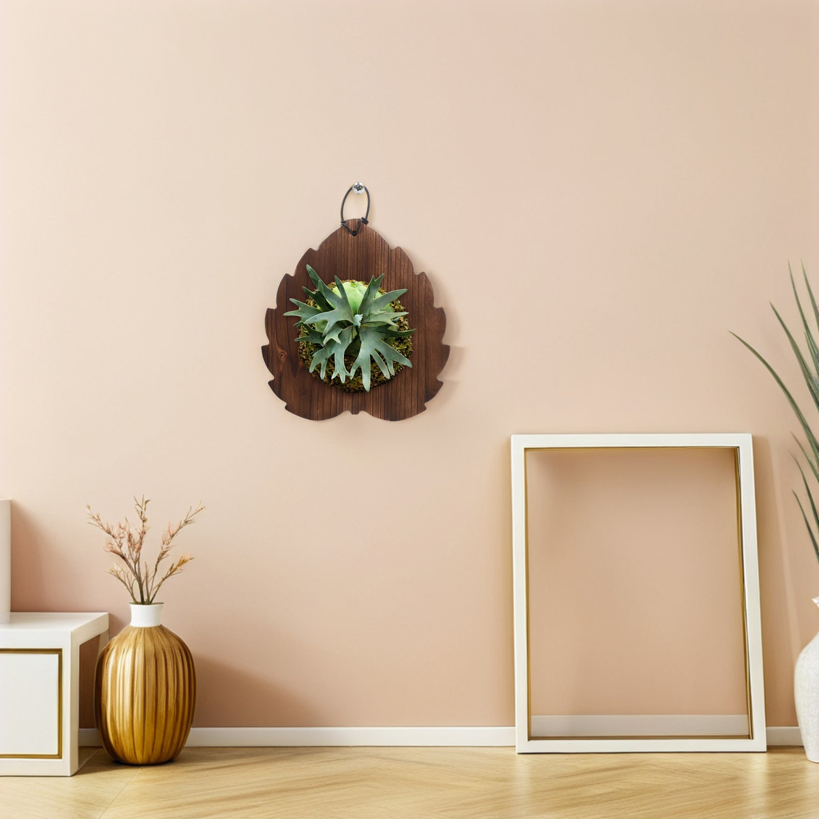 Solid Wood Wall Planting Board - Vertical Planter ulasan dan harga