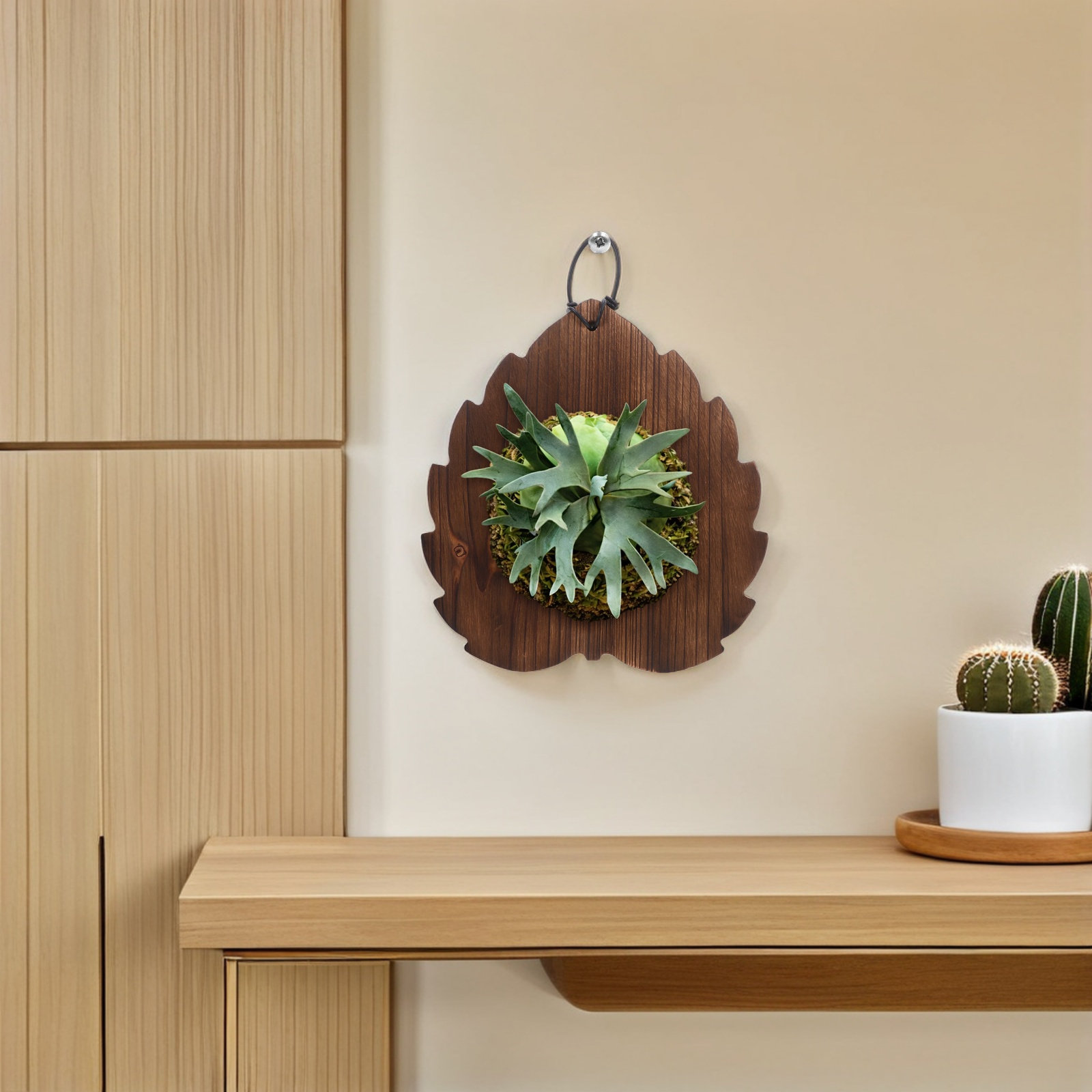 Solid Wood Wall Planting Board - Vertical Planter ulasan dan harga
