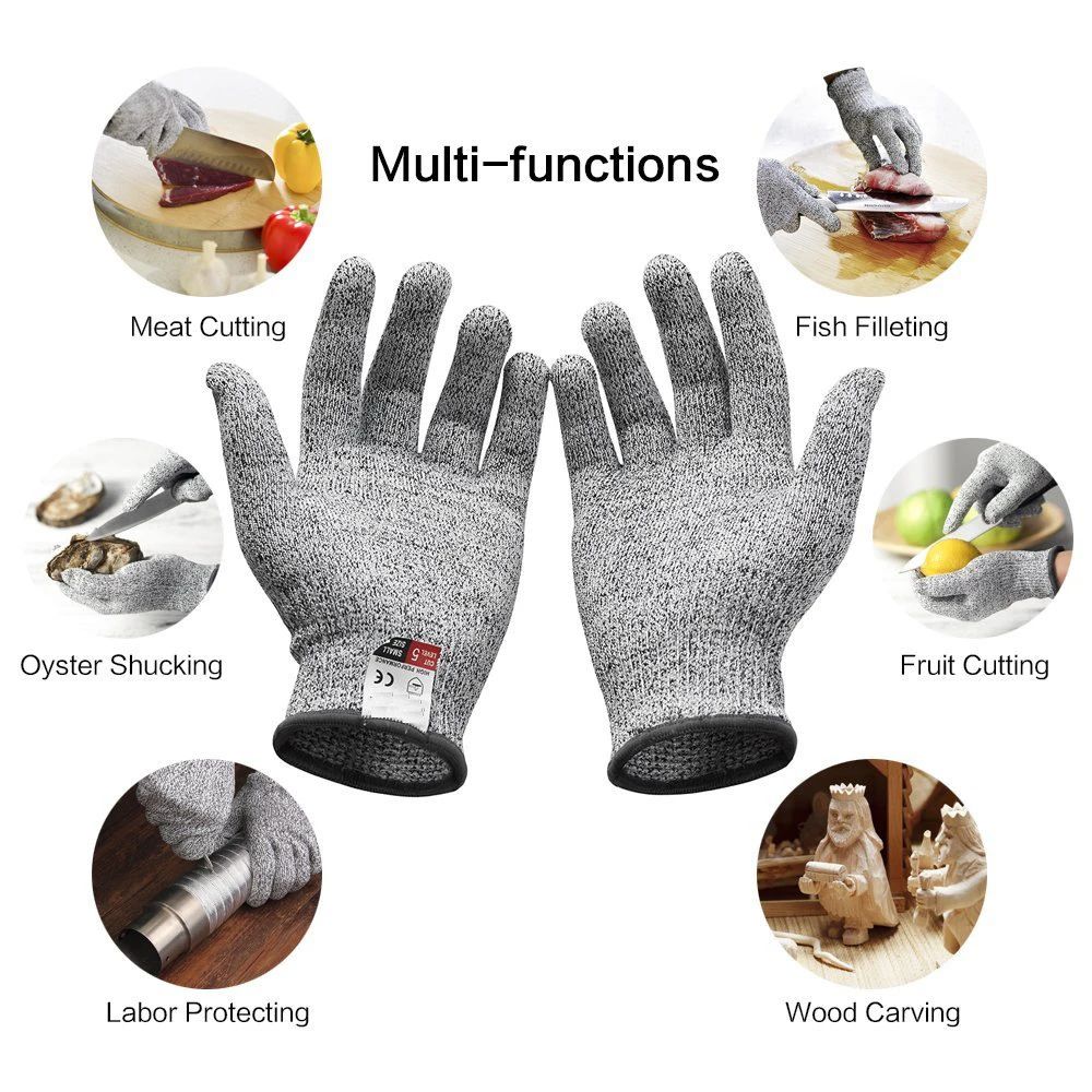 Level 5 HPPE Building Cutting  - Garden Gloves ulasan dan harga