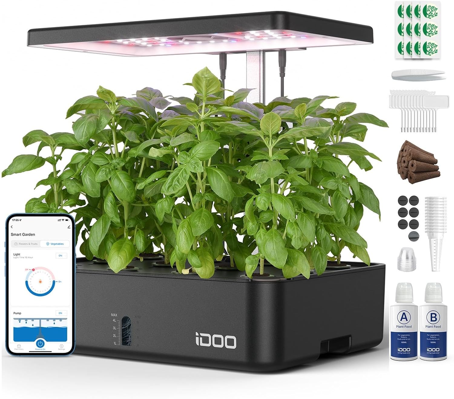 12 Pods WiFi Hydroponics Growi - Hydroponic Kit ulasan dan harga
