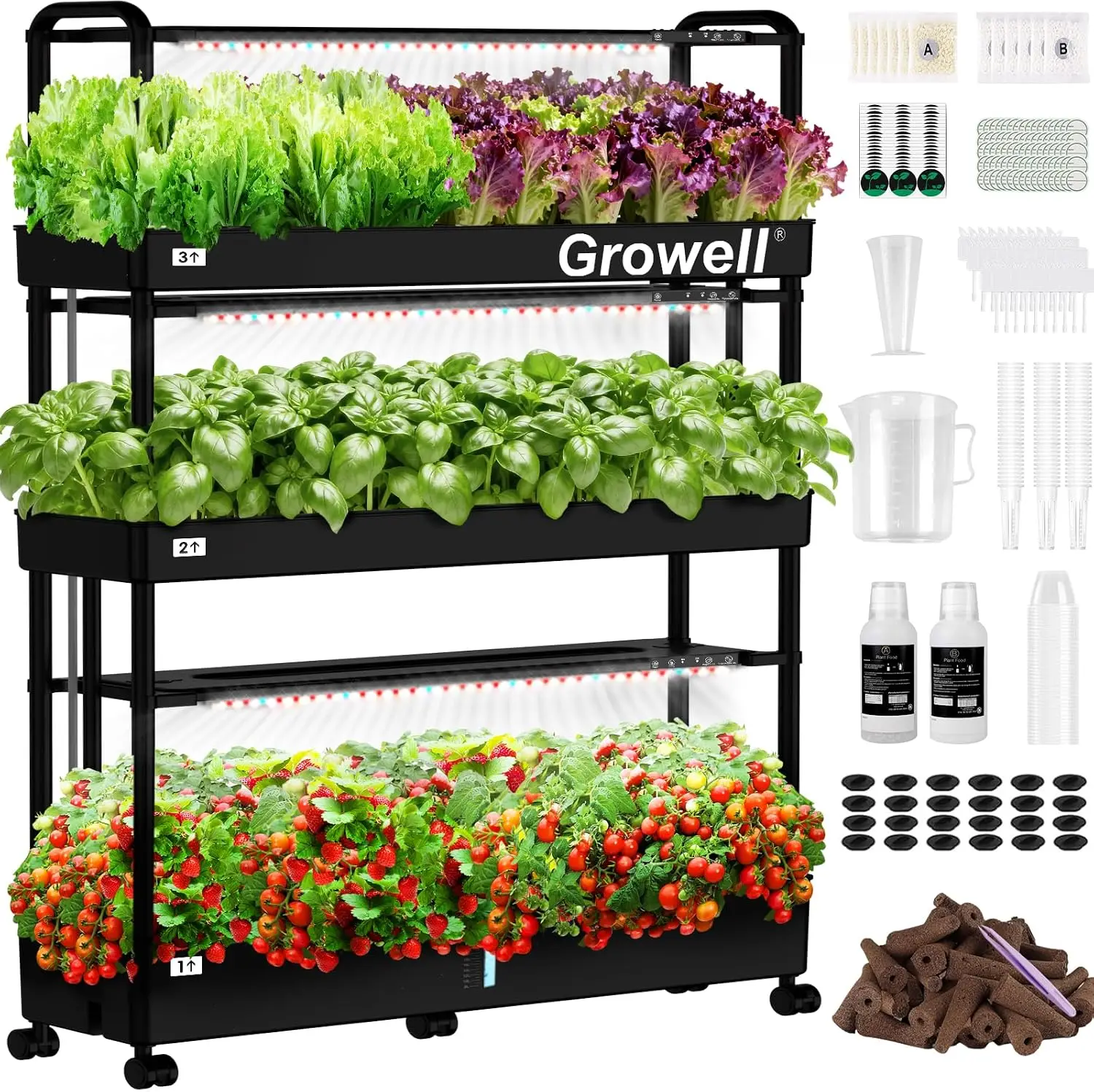 Large Hydroponics Growing Syst - Hydroponic Kit ulasan dan harga