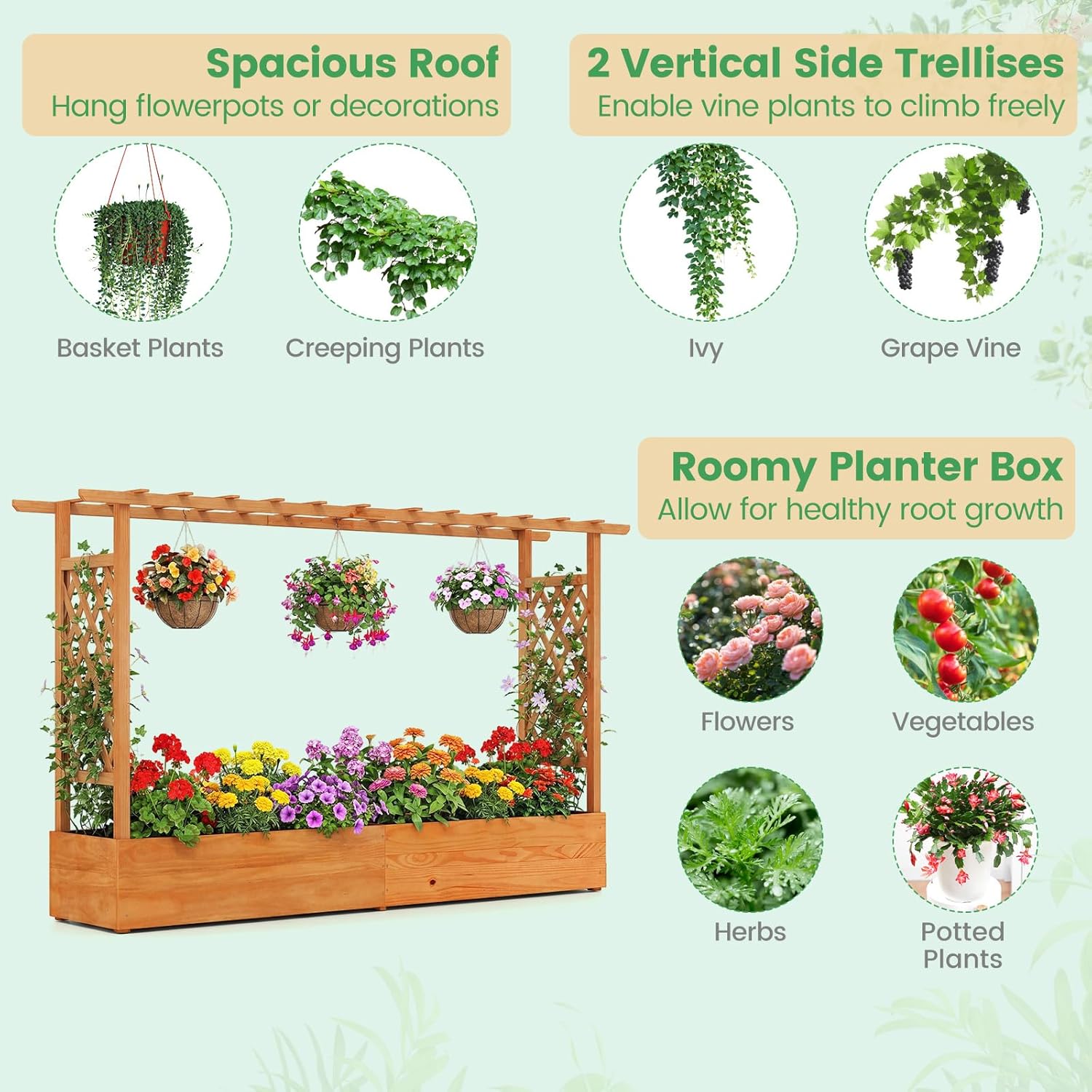 Outdoor Patio Raised Garden Be - Raised Garden Bed ulasan dan harga